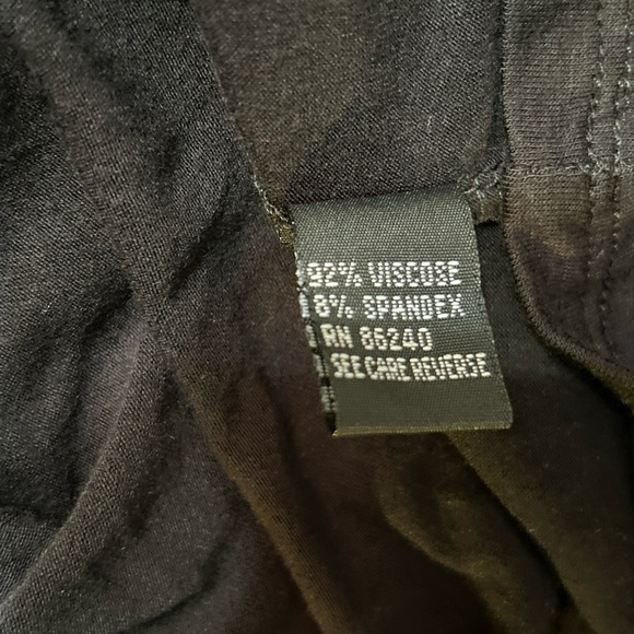 NWT Stera Top Size M Medium Black Silver Shimmer Layered Ruffle Neckline… - Picture 10 of 10